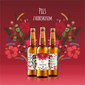 Pils z hibiskusem