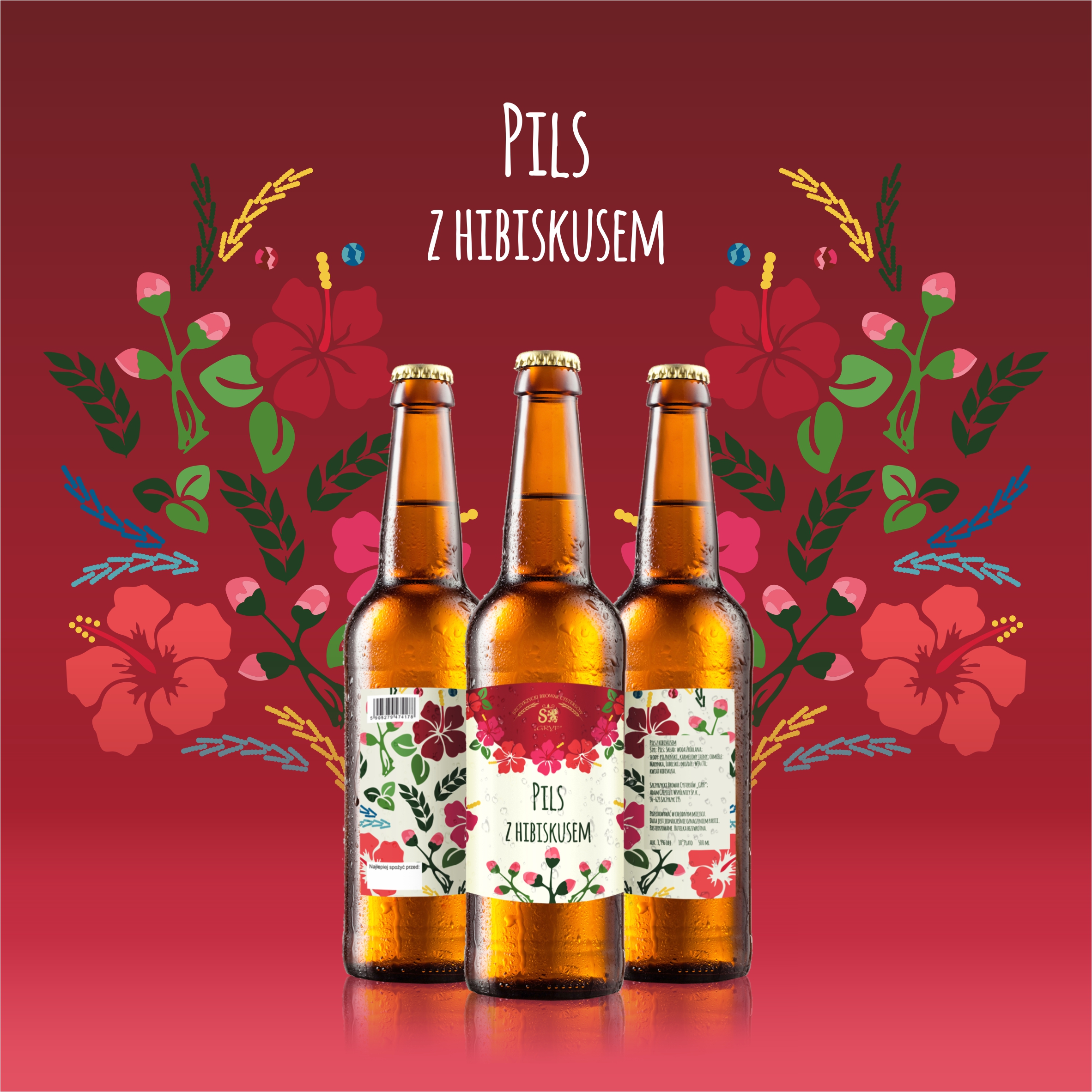 Pils z hibiskusem
